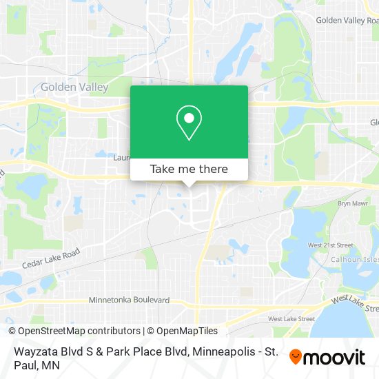 Mapa de Wayzata Blvd S & Park Place Blvd
