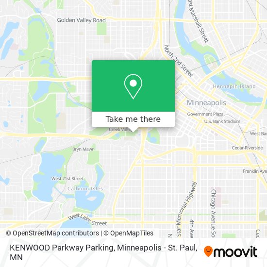 KENWOOD Parkway Parking map
