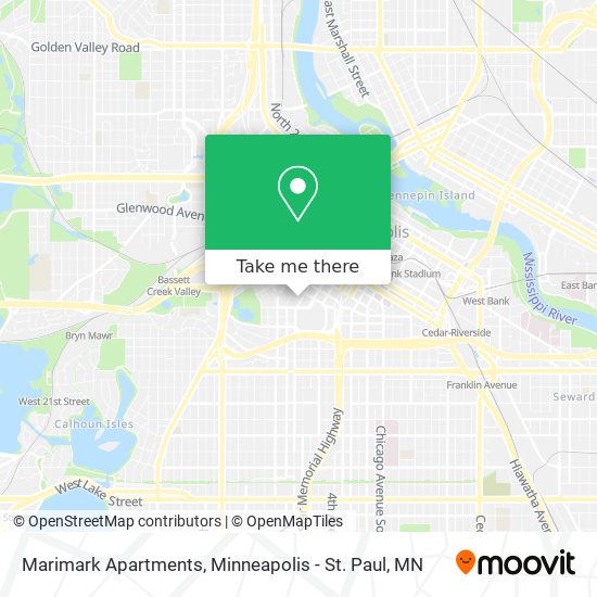 Mapa de Marimark Apartments