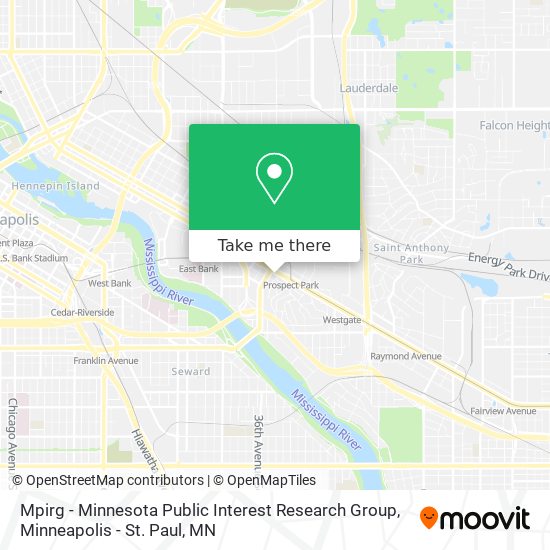 Mapa de Mpirg - Minnesota Public Interest Research Group