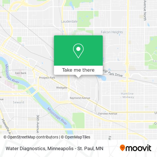 Water Diagnostics map