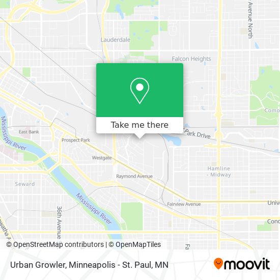 Urban Growler map