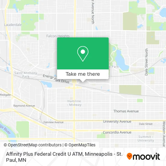 Affinity Plus Federal Credit U ATM map