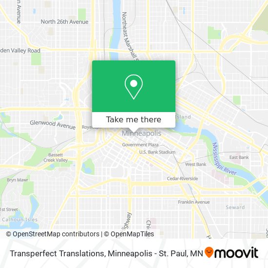 Transperfect Translations map