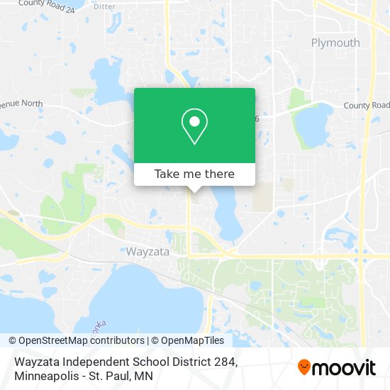 Mapa de Wayzata Independent School District 284