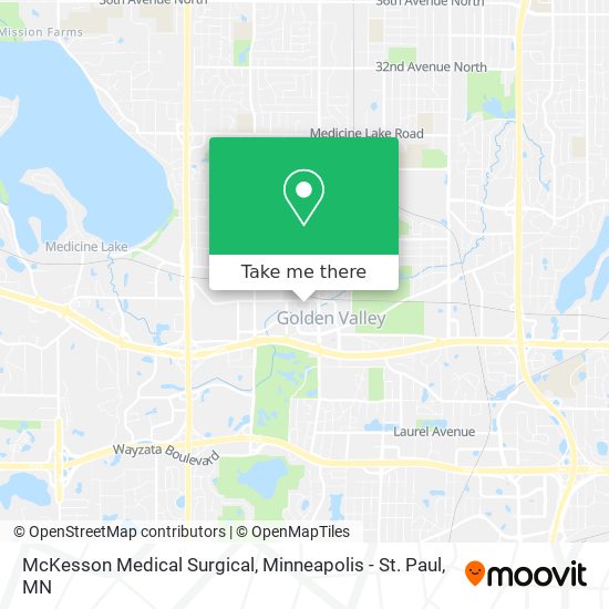 Mapa de McKesson Medical Surgical