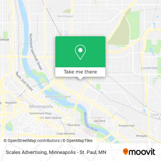 Scales Advertising map