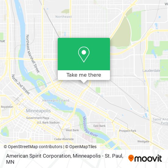 Mapa de American Spirit Corporation