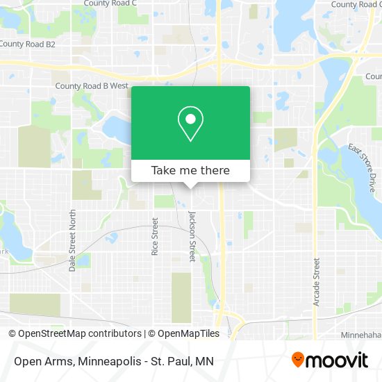 Open Arms map