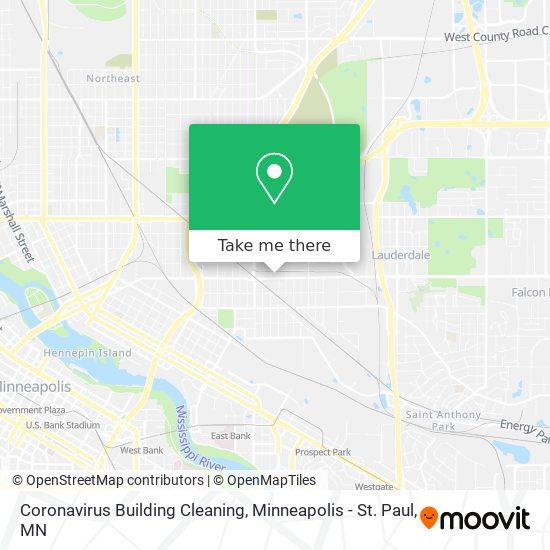 Coronavirus Building Cleaning map