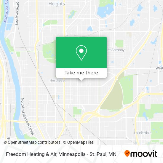 Freedom Heating & Air map