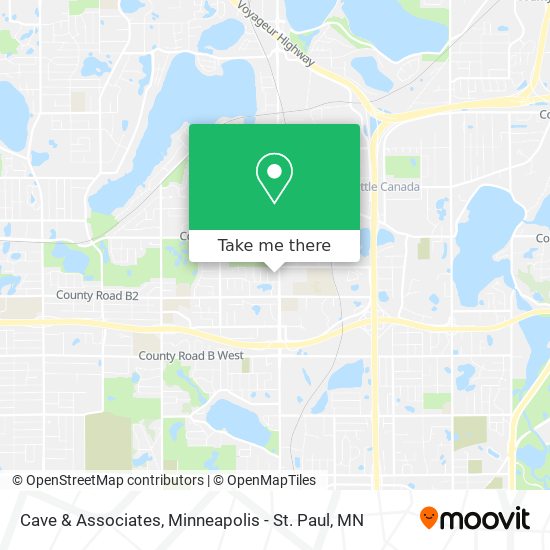 Cave & Associates map