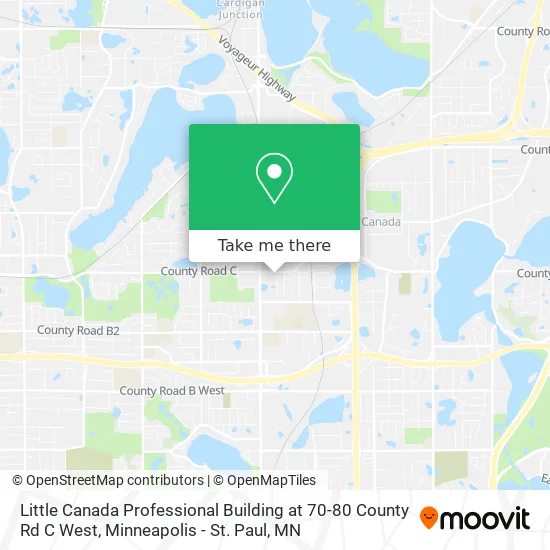 Little Canada Professional Building at 70-80 County Rd C West map