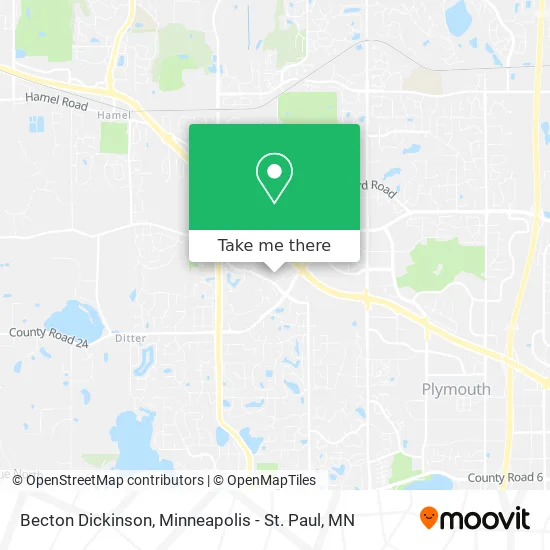 Mapa de Becton Dickinson