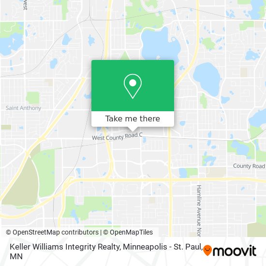 Keller Williams Integrity Realty map