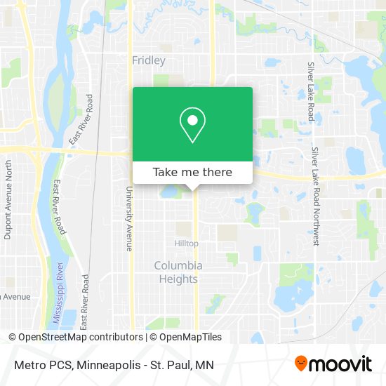 Metro PCS map