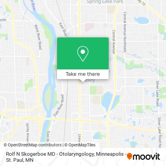 Rolf N Skogerboe MD - Otolaryngology map