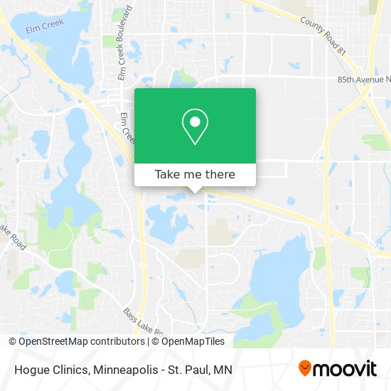 Hogue Clinics map