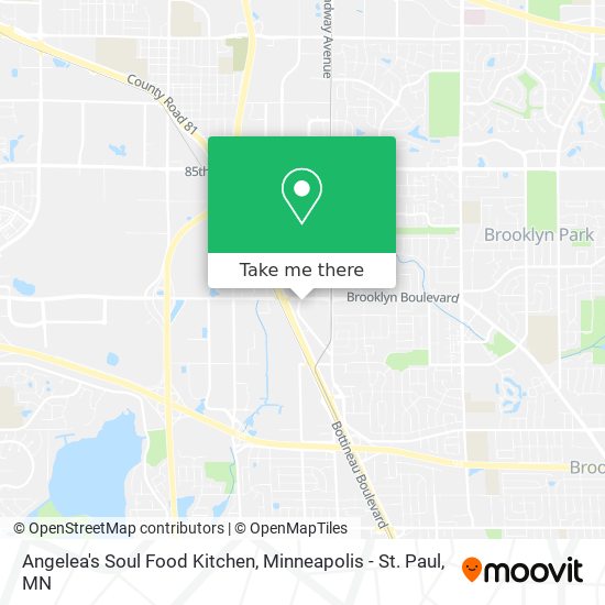 Angelea's Soul Food Kitchen map