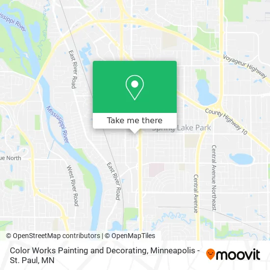 Color Works Painting and Decorating map