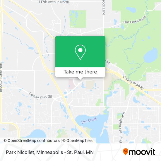 Park Nicollet map