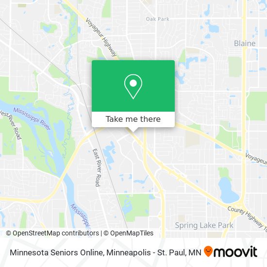 Minnesota Seniors Online map