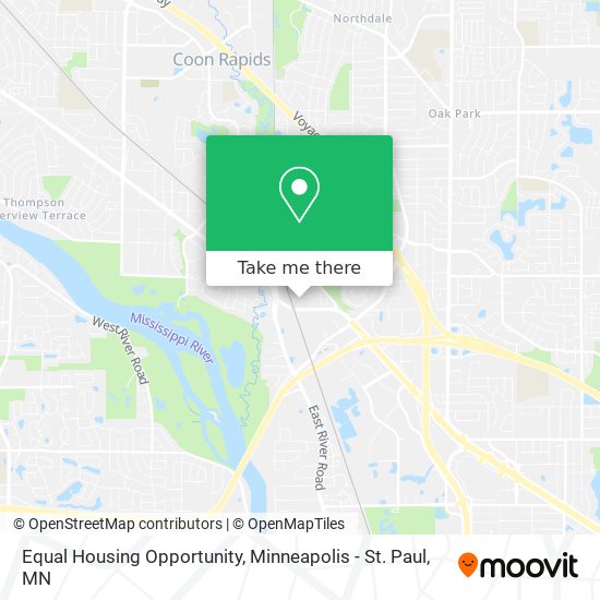 Equal Housing Opportunity map