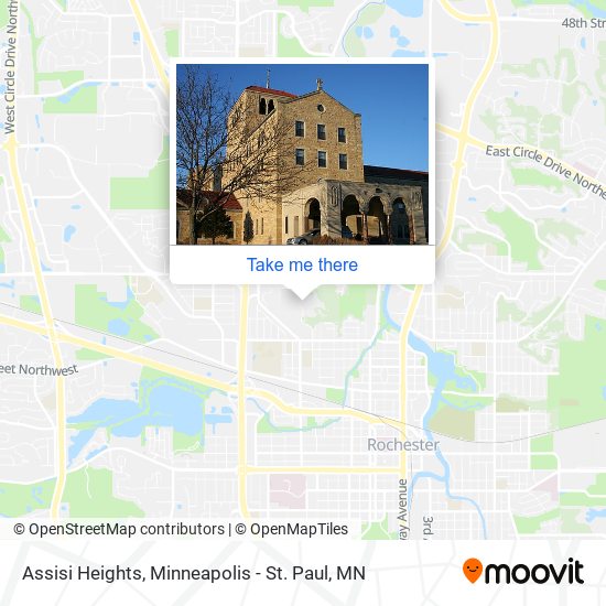 Assisi Heights map