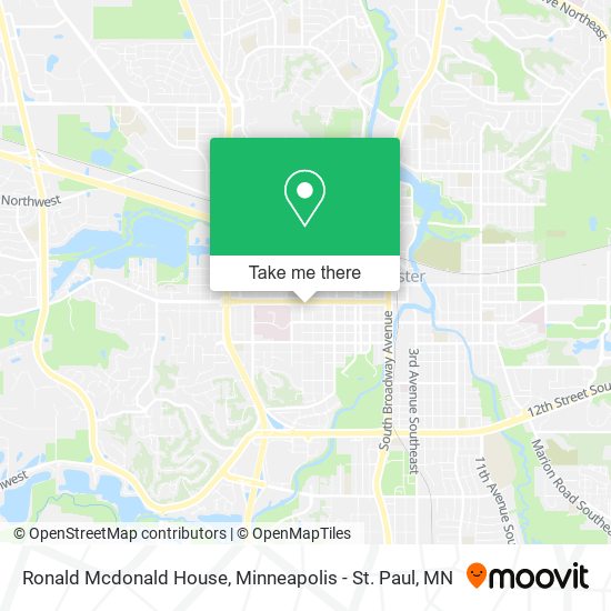 Ronald Mcdonald House map