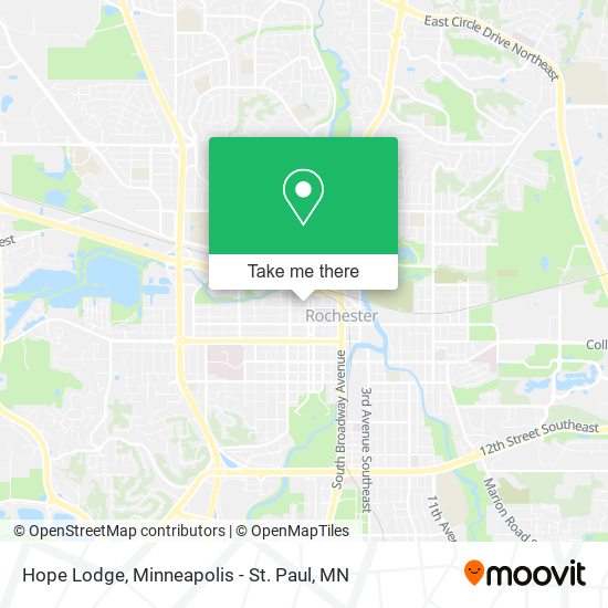 Mapa de Hope Lodge