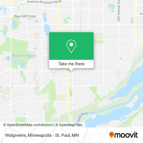 Mapa de Walgreens