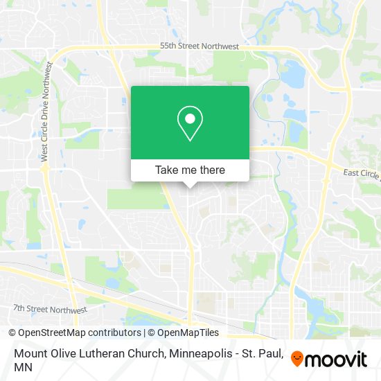 Mount Olive Lutheran Church map