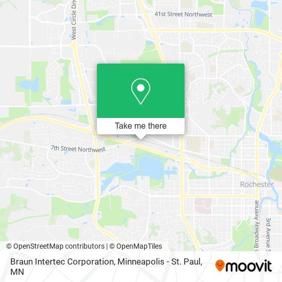 Braun Intertec Corporation map