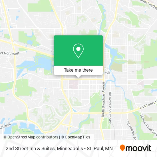 2nd Street Inn & Suites map