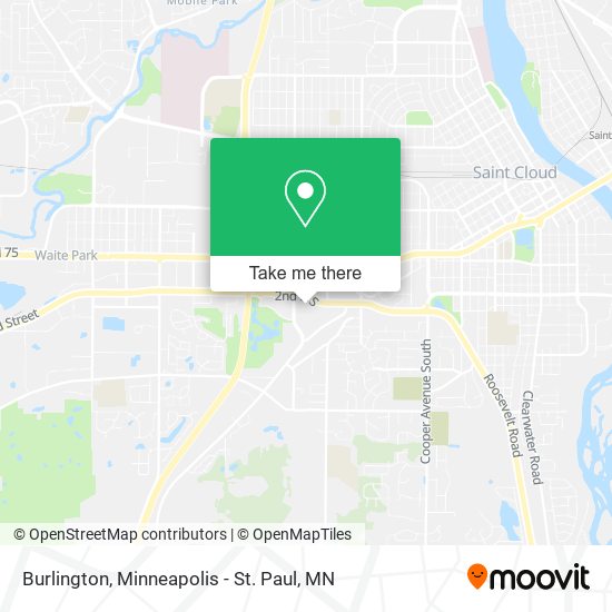 Burlington map