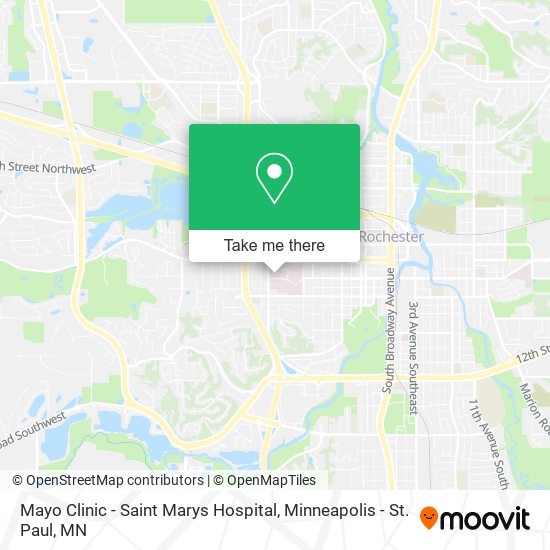 Mayo Clinic - Saint Marys Hospital map