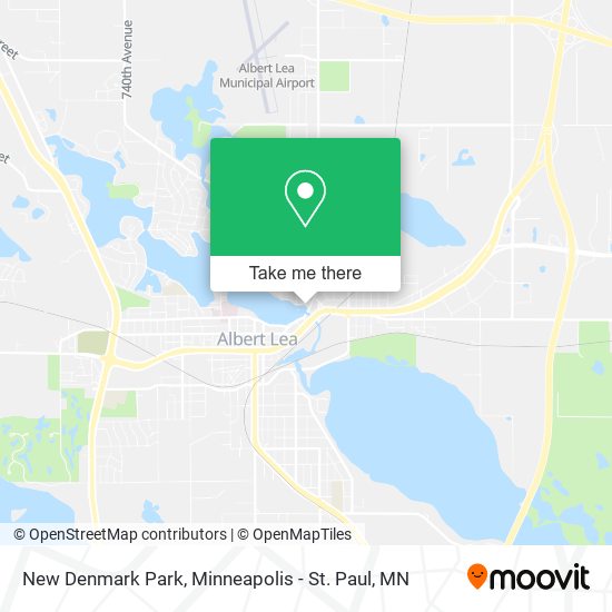 New Denmark Park map