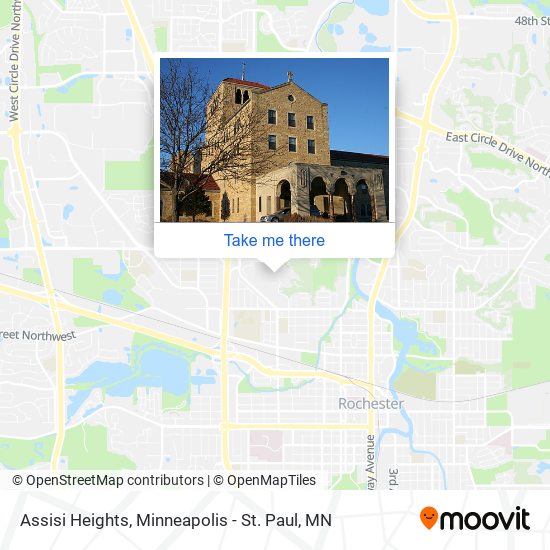 Assisi Heights map