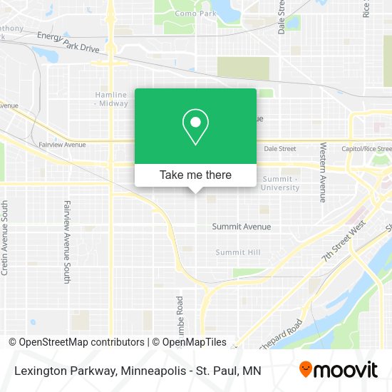 Lexington Parkway map