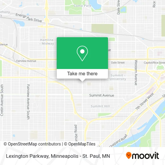Lexington Parkway map