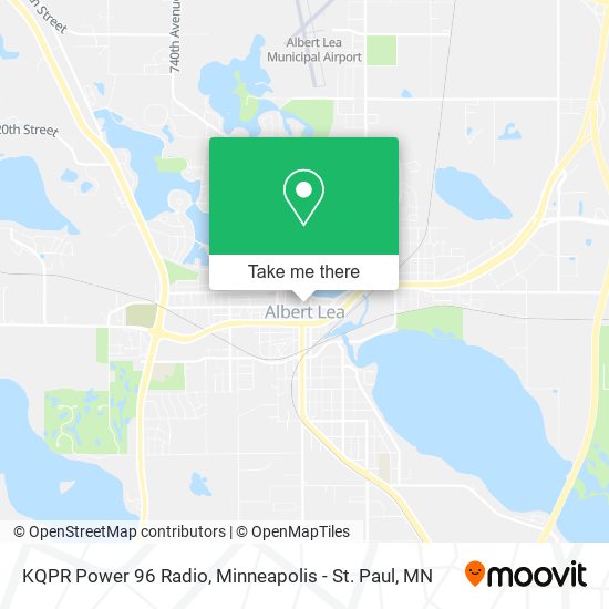 KQPR Power 96 Radio map