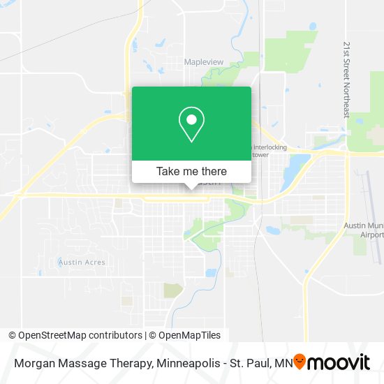 Morgan Massage Therapy map
