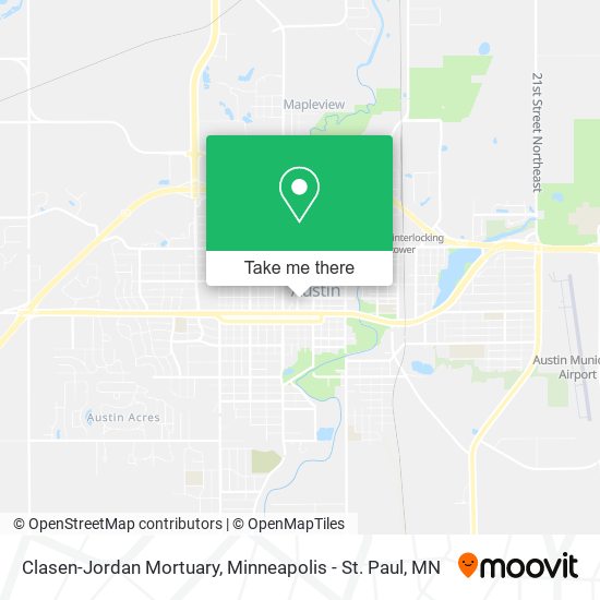 Mapa de Clasen-Jordan Mortuary