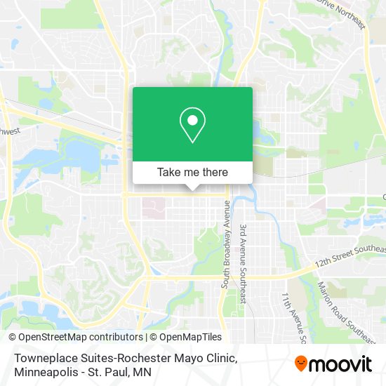 Towneplace Suites-Rochester Mayo Clinic map
