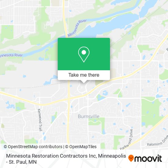 Minnesota Restoration Contractors Inc map