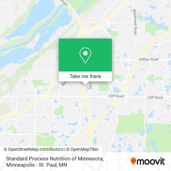 Mapa de Standard Process Nutrition of Minnesota