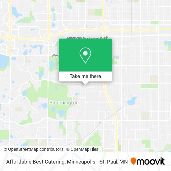 Affordable Best Catering map