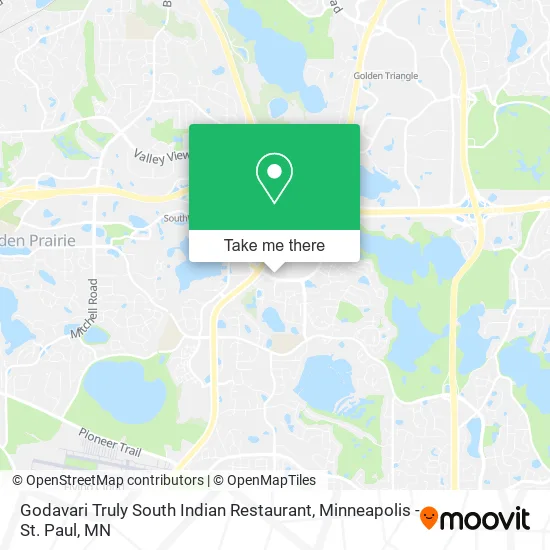 Godavari Truly South Indian Restaurant map