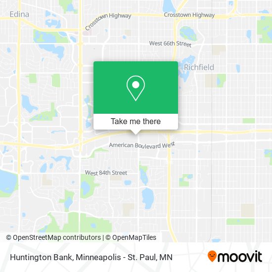 Huntington Bank map