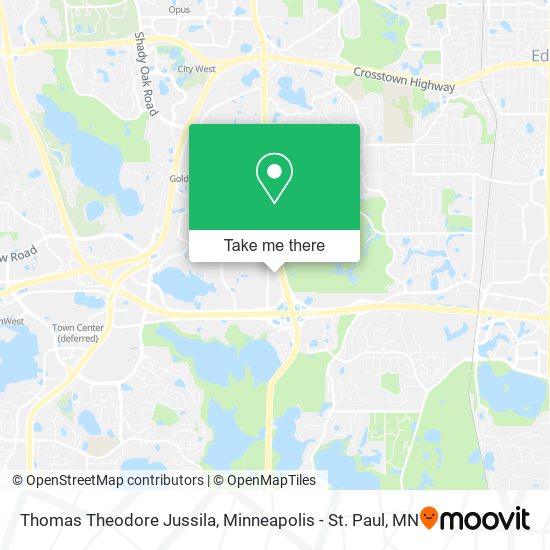 Mapa de Thomas Theodore Jussila